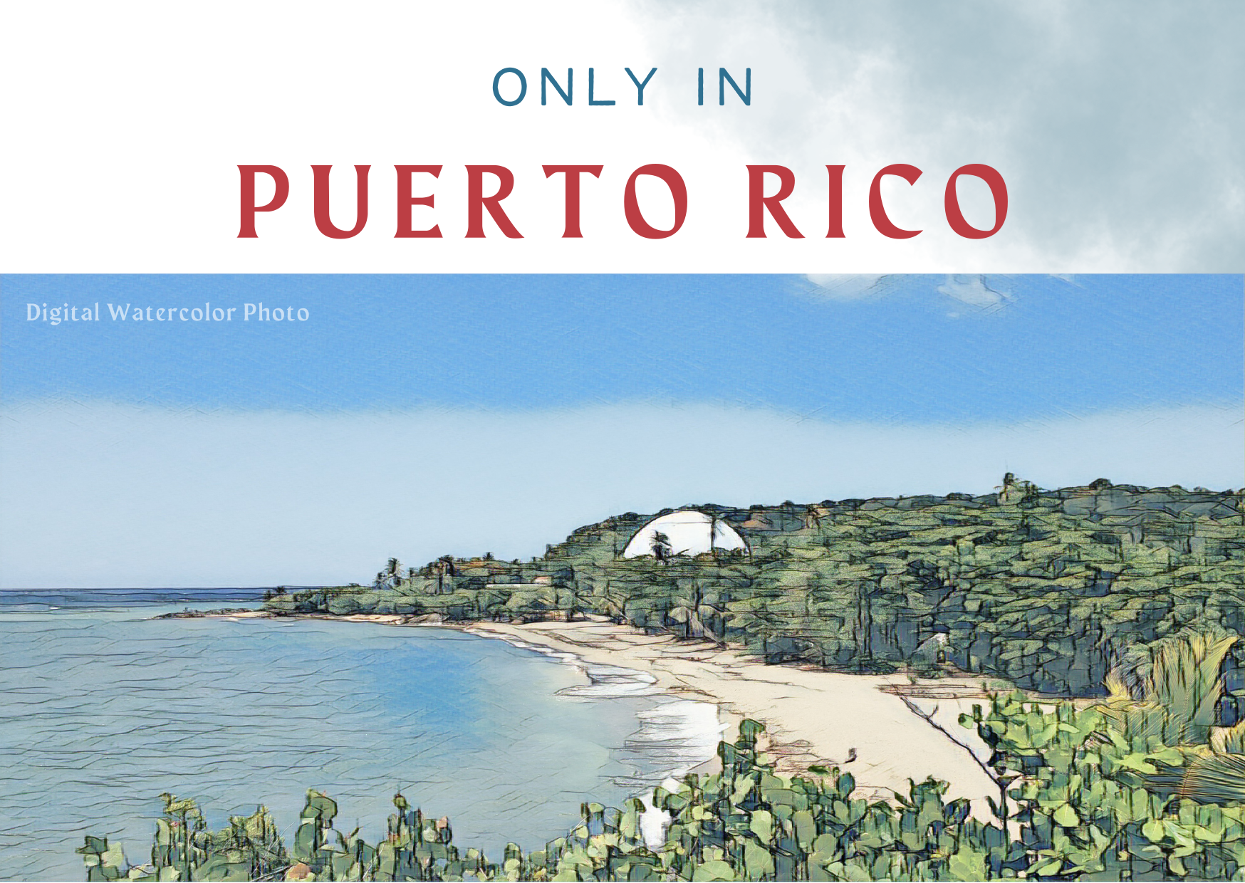 Domes Surfing Beach Mail Postcard Front