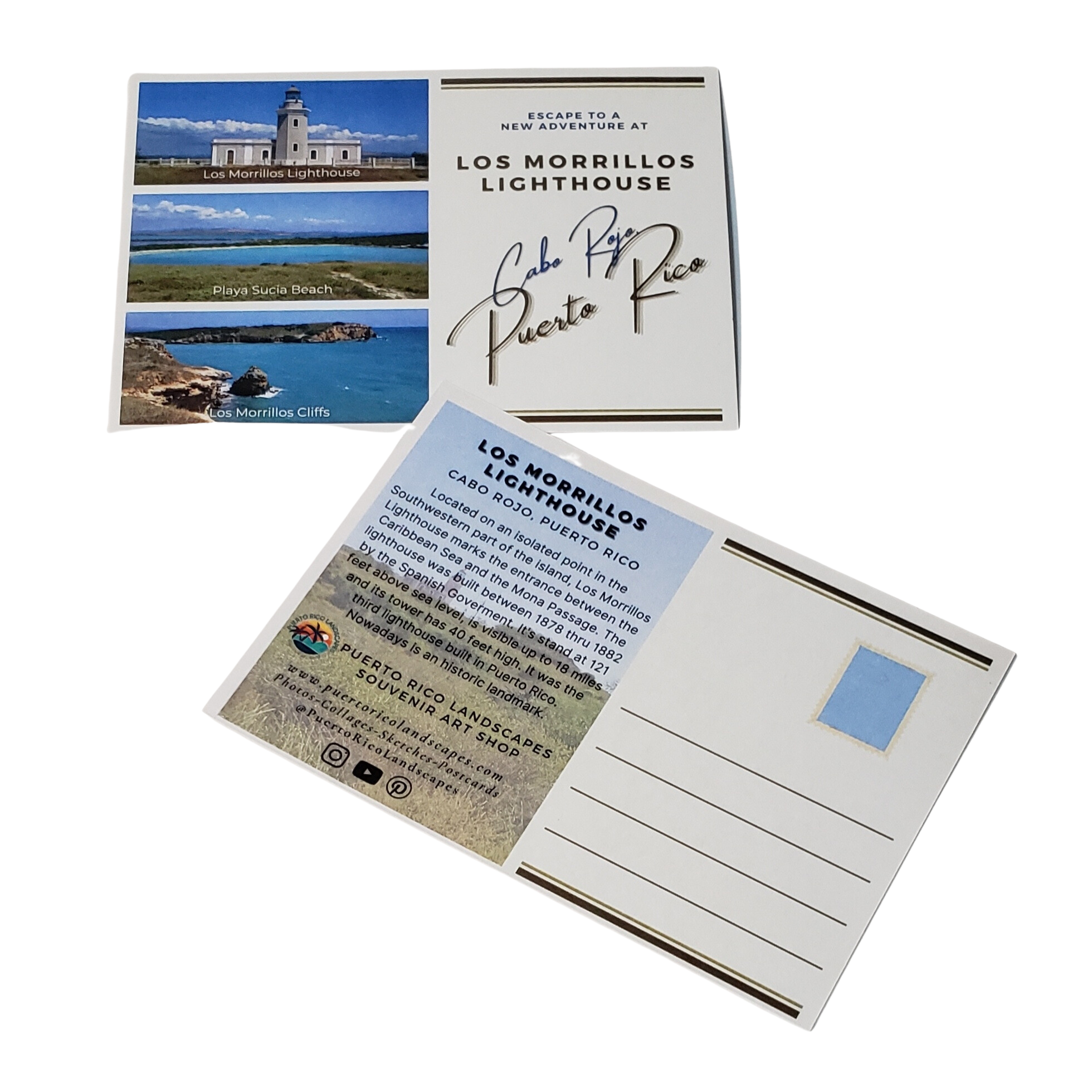 Los Morrillos Lighthouse Mail Postcard