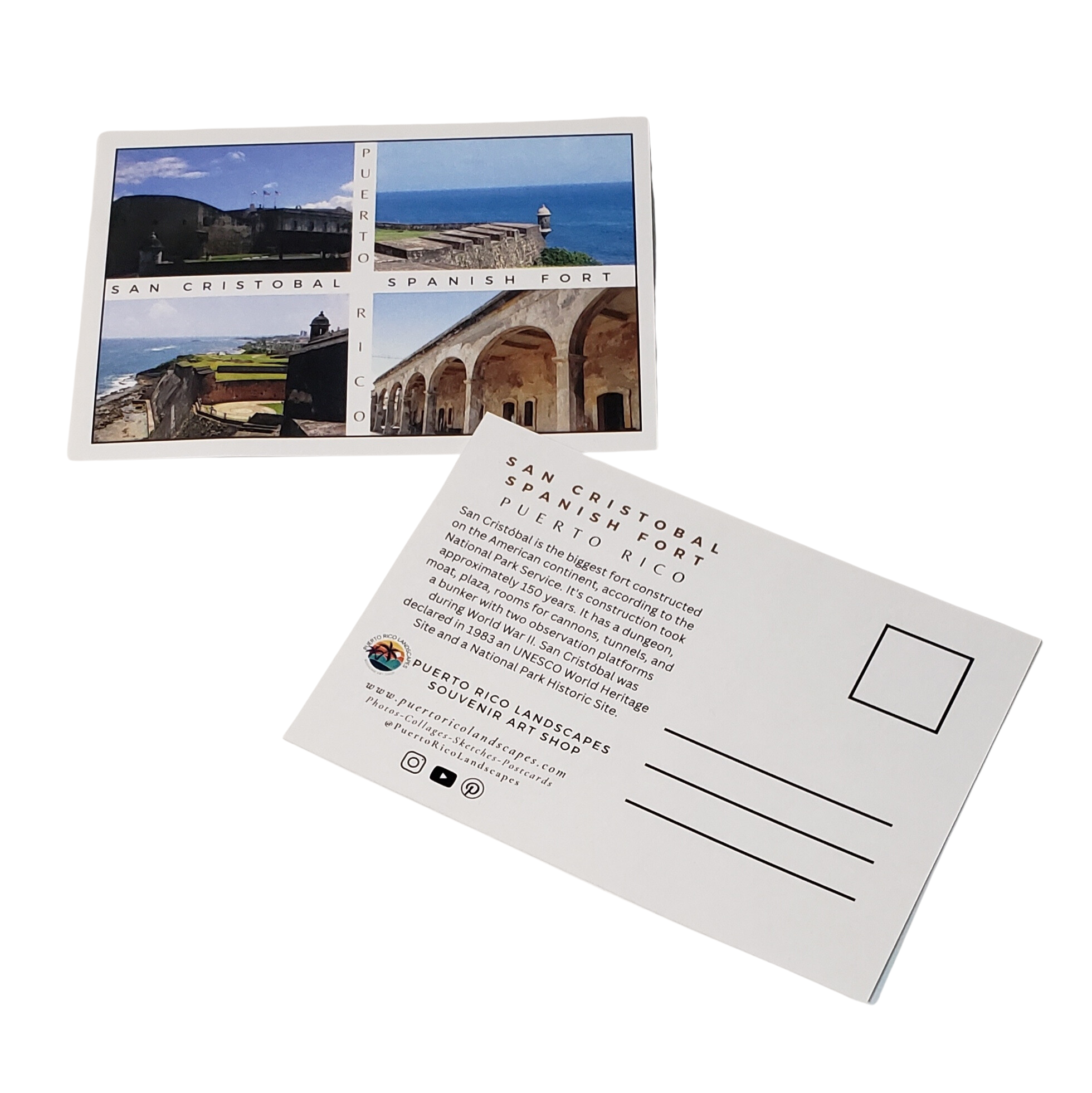 San Cristóbal Fort Mail Postcard