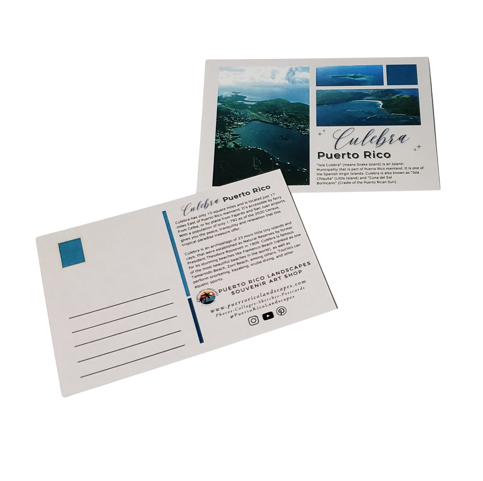 Culebra Island Mail Postcard