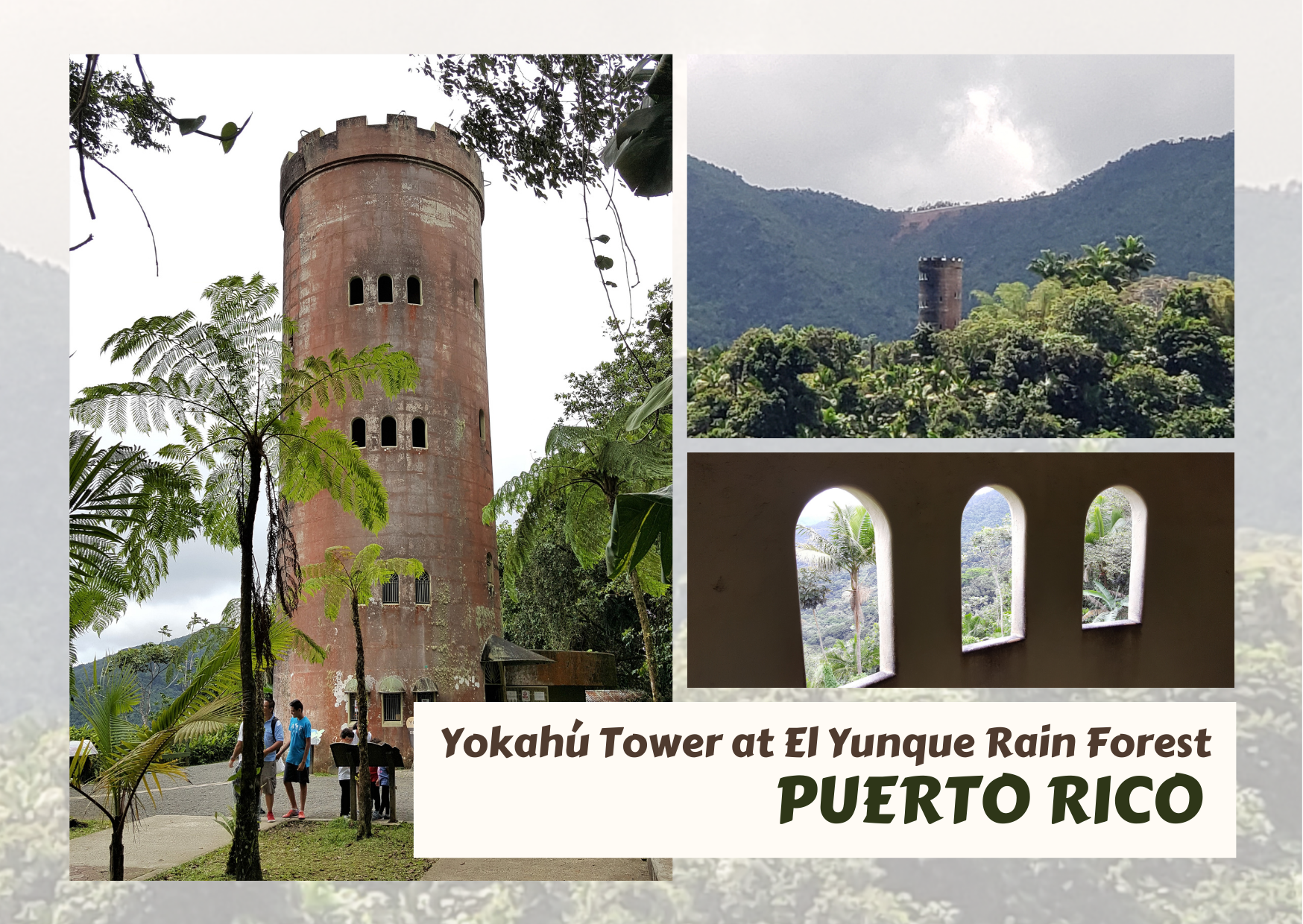 Yokahu Tower Mail Postcard Front